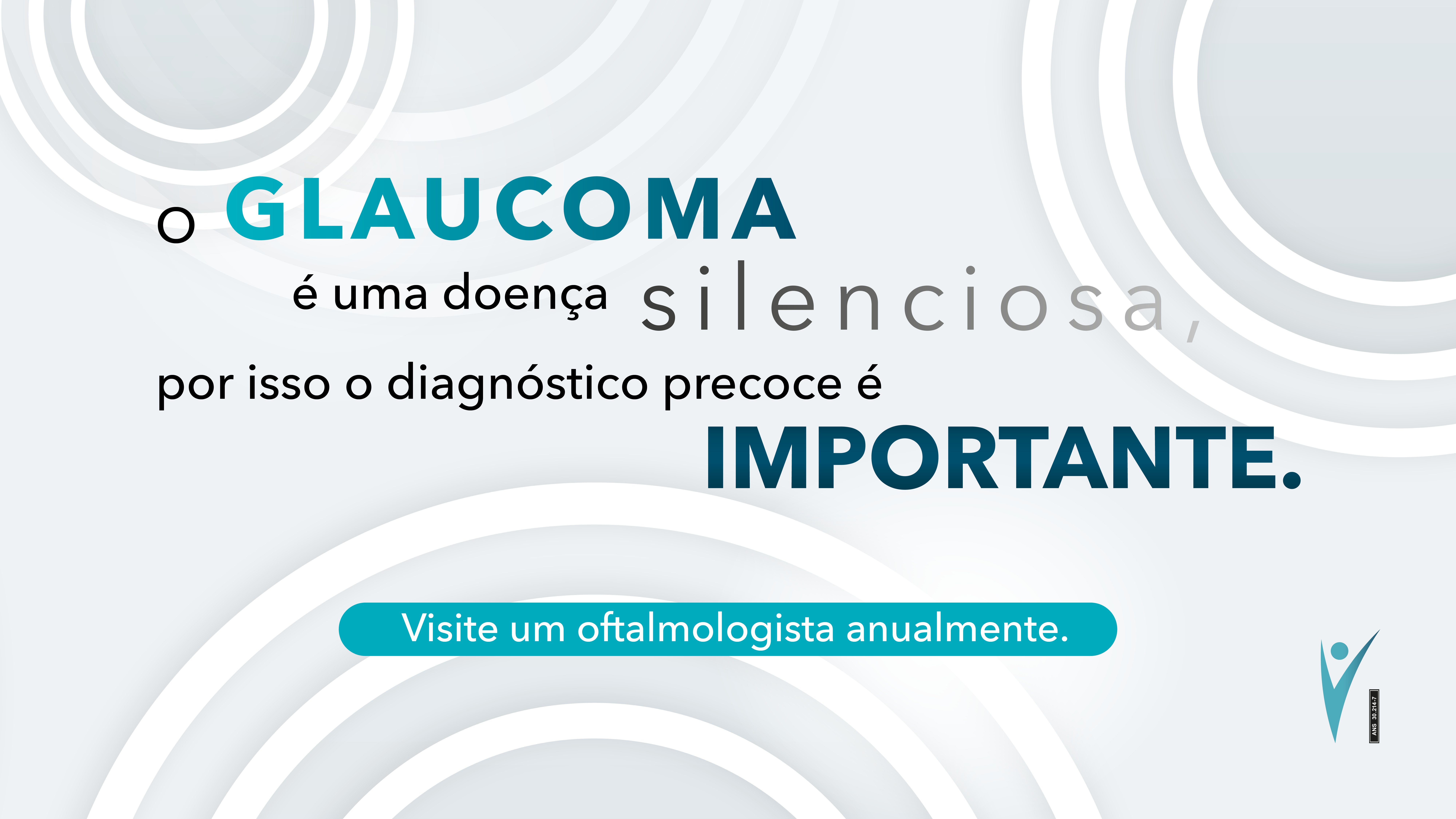 O glaucoma é uma doença silenciosa, por isso o diagnóstico precoce é importante. Visite um oftalmologista anualmente.