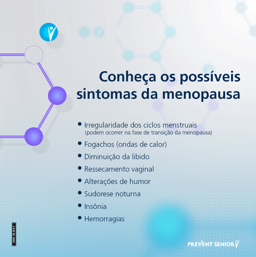 Sintomas da menopausa