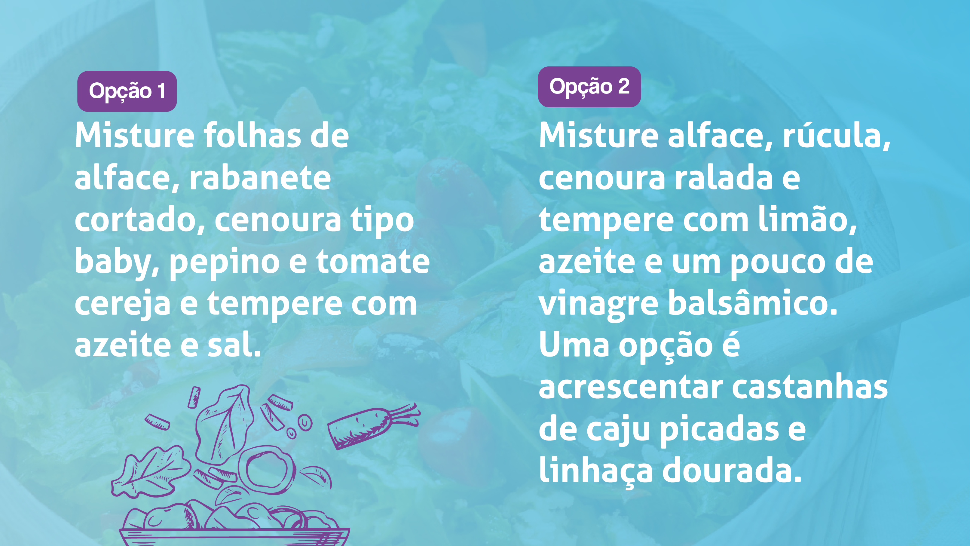 Receitas de saladas